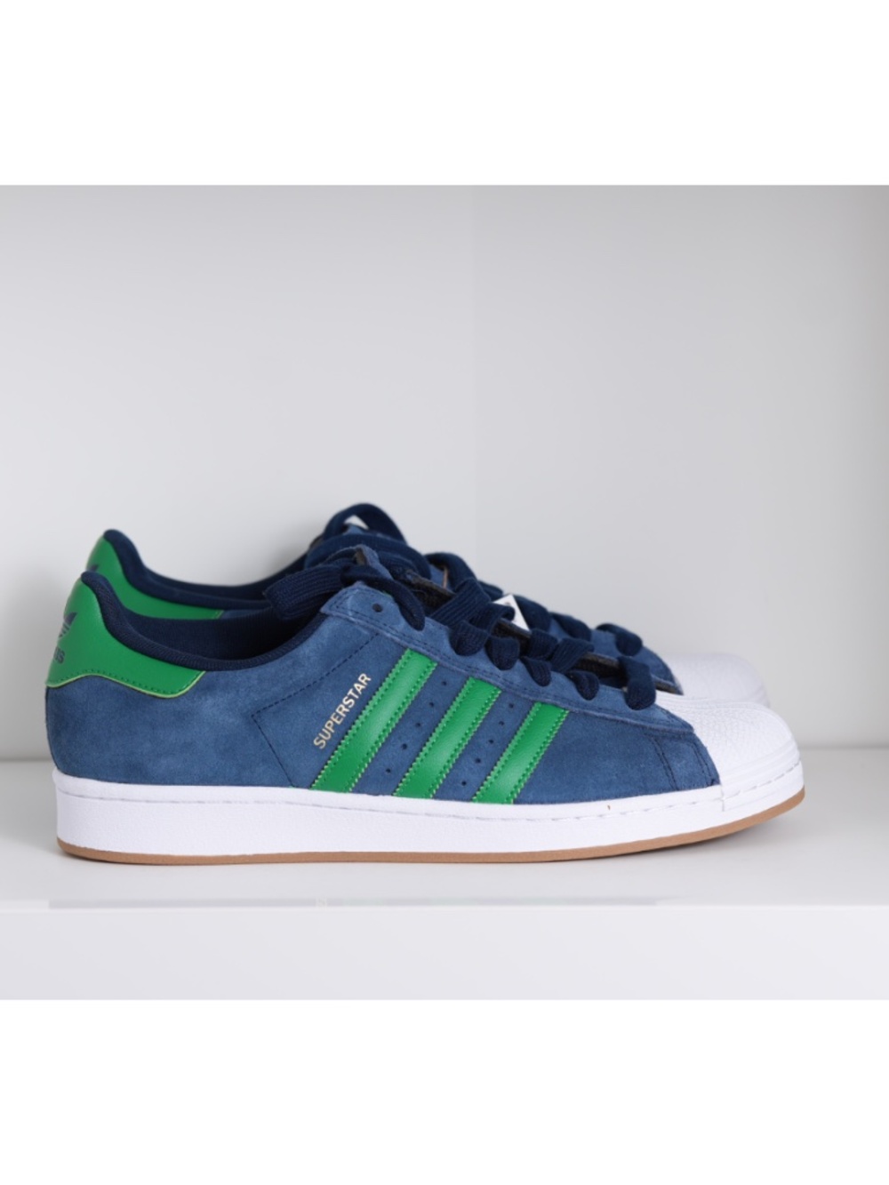 adidas Superstar Adv Skate Blue Sneakers Athletic Shoes JQ2098 Mens US 10.5